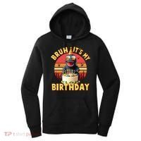 Funny Bruh It's My Birthday Japanese Kaiju Monster Women's Hoodie thumb 0