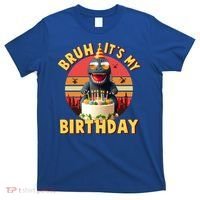 Funny Bruh It's My Birthday Japanese Kaiju Monster T-Shirt thumb 0
