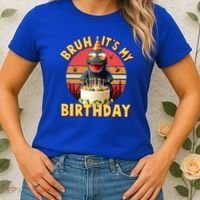 Funny Bruh It's My Birthday Japanese Kaiju Monster Women's T-Shirt thumb 2