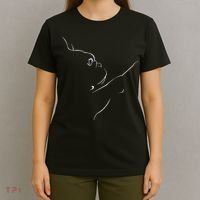 French Bulldog Illustration Line Art Bulldog Lovers T-Shirt thumb 4