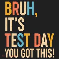 Funny Bruh ItS Test Day You Got This Beanie thumb 2