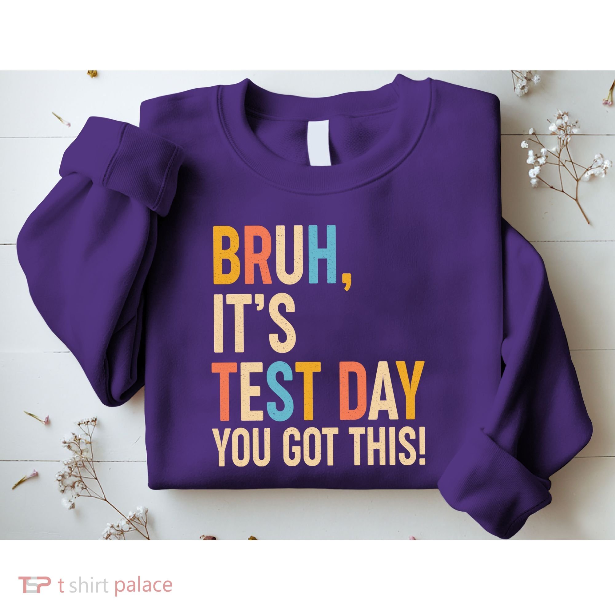 Funny Bruh ItS Test Day You Got This Sweatshirt