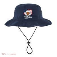 Funny Bald Is Beautiful Independence Day 4th July Eagle Gift Bucket Hat thumb 0