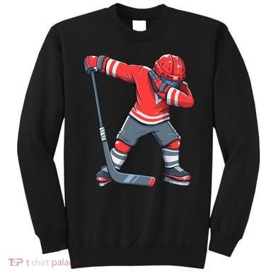 Funny Boy Ice Hockey Dab, Dabbing Player Sweatshirt