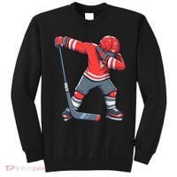 Funny Boy Ice Hockey Dab, Dabbing Player Sweatshirt thumb 0