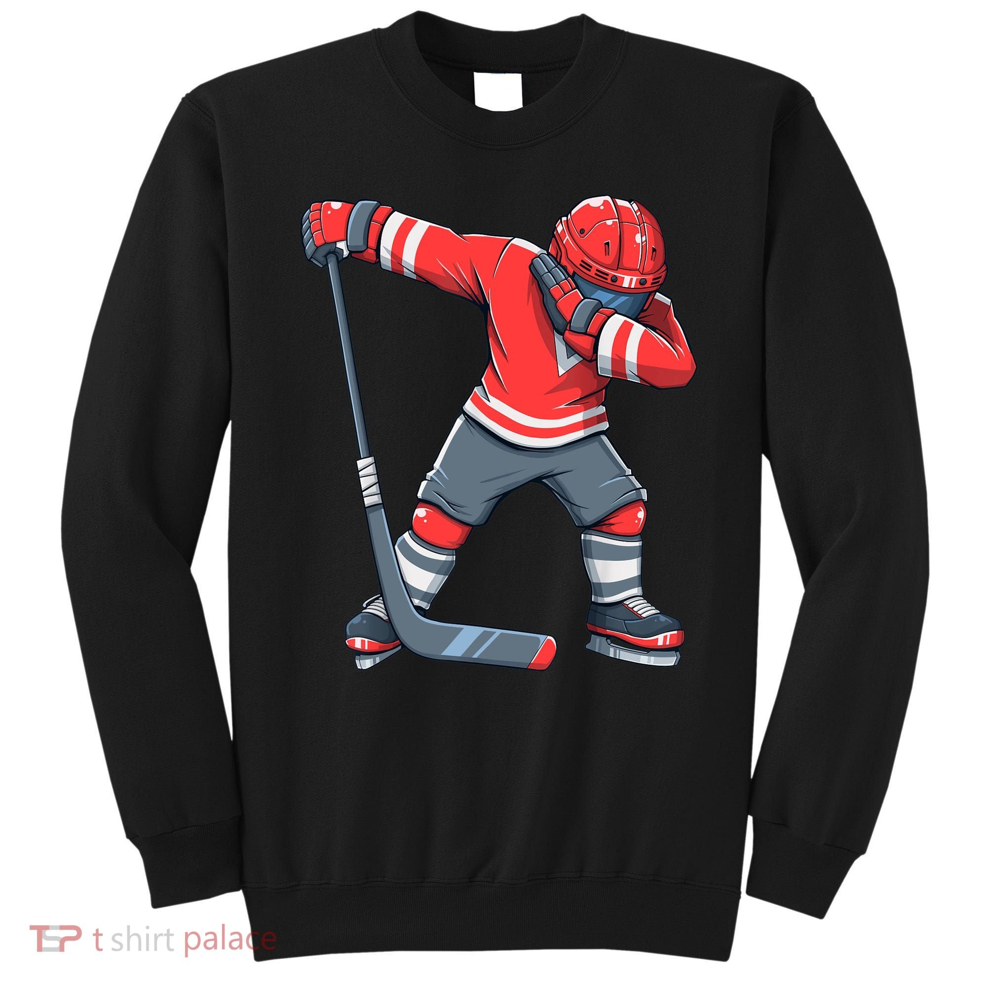 Funny Boy Ice Hockey Dab, Dabbing Player Sweatshirt