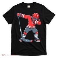 Funny Boy Ice Hockey Dab, Dabbing Player T-Shirt thumb 0