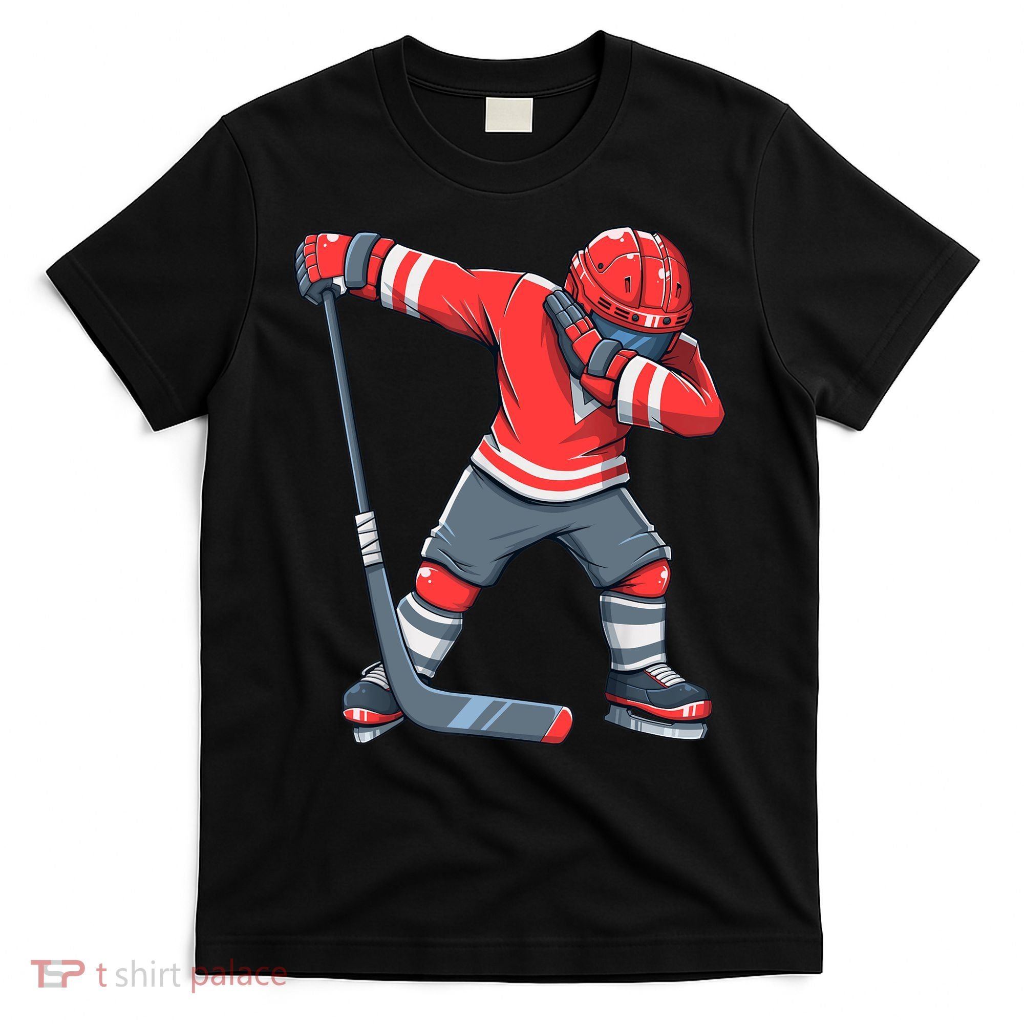 Funny Boy Ice Hockey Dab, Dabbing Player T-Shirt