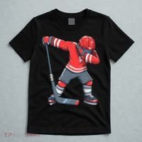 Funny Boy Ice Hockey Dab, Dabbing Player T-Shirt thumb 5