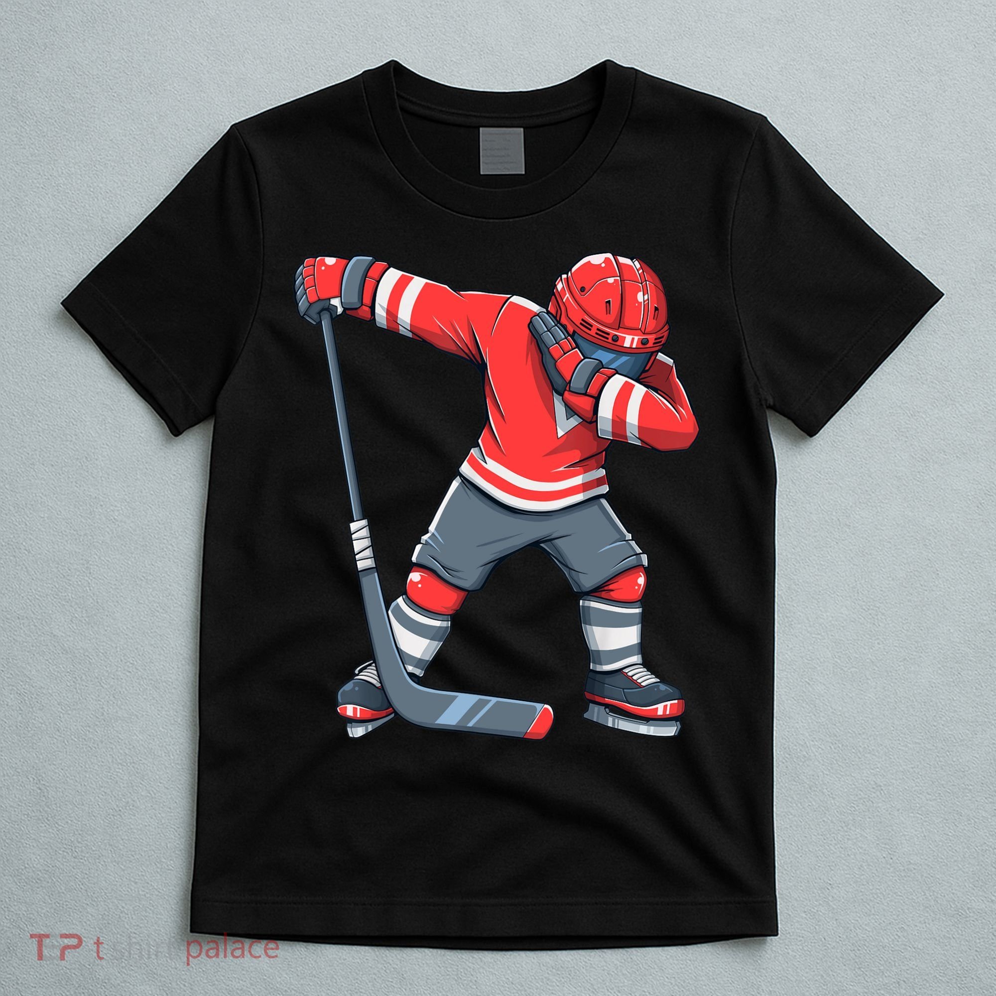Funny Boy Ice Hockey Dab, Dabbing Player T-Shirt