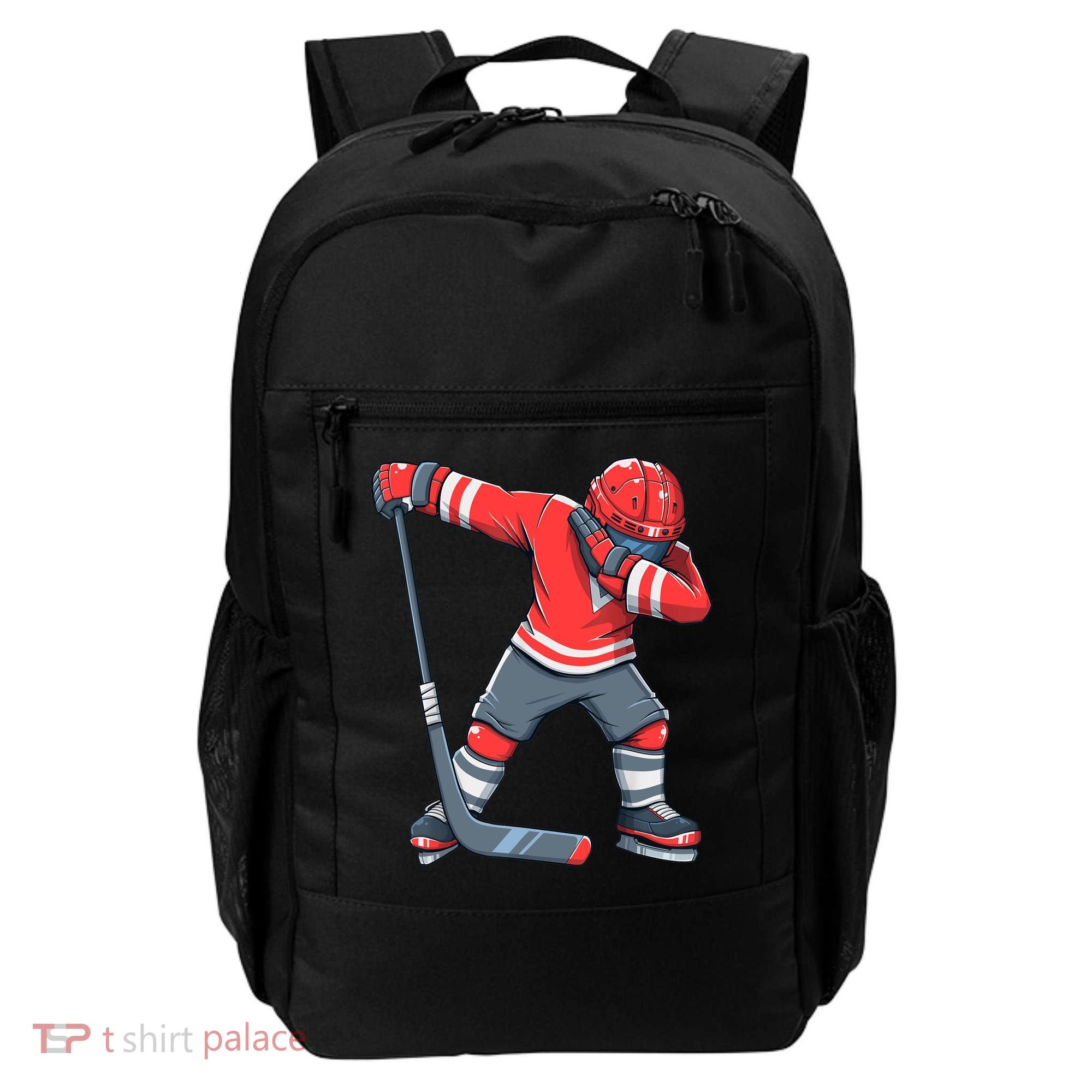 Funny Boy Ice Hockey Dab, Dabbing Player Backpack