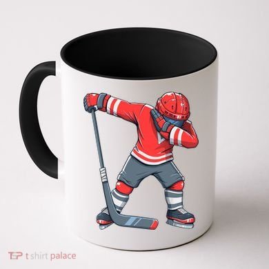 Funny Boy Ice Hockey Dab, Dabbing Player Coffee Mug