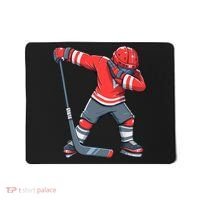 Funny Boy Ice Hockey Dab, Dabbing Player Mousepad thumb 0