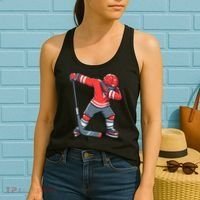 Funny Boy Ice Hockey Dab, Dabbing Player Women's Tank Top thumb 2