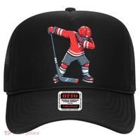 Funny Boy Ice Hockey Dab, Dabbing Player Hat thumb 0