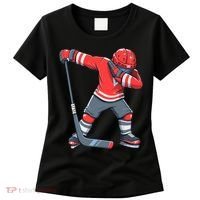 Funny Boy Ice Hockey Dab, Dabbing Player Women's T-Shirt thumb 0