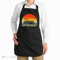 Funny Boating I Hate Pulling Out Pontoon Boat Captain Apron thumb 2
