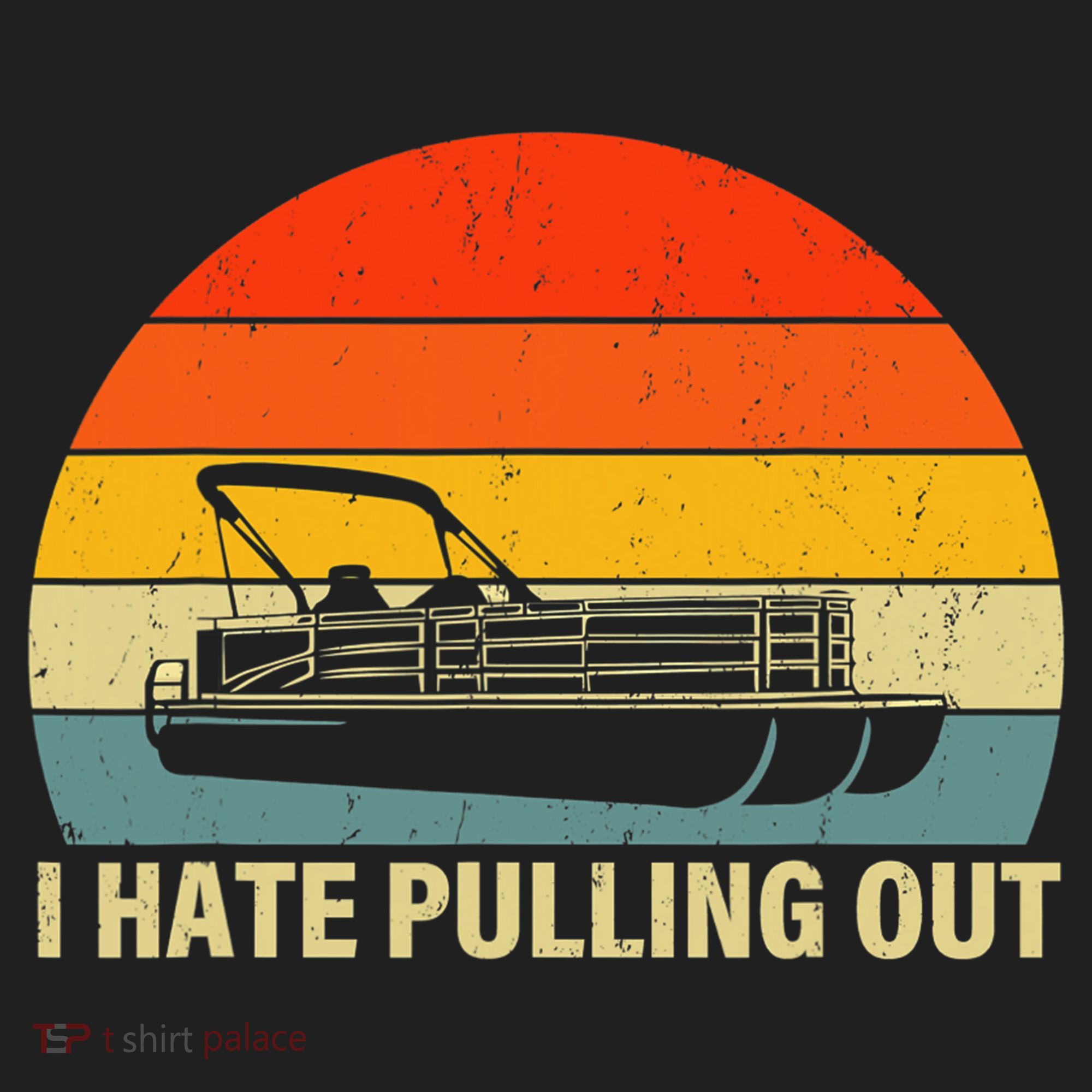 Funny Boating I Hate Pulling Out Pontoon Boat Captain Beanie