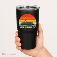 Funny Boating I Hate Pulling Out Pontoon Boat Captain Tumbler thumb 2