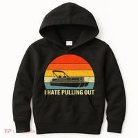 Funny Boating I Hate Pulling Out Pontoon Boat Captain Kids Hoodie thumb 0