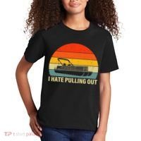 Funny Boating I Hate Pulling Out Pontoon Boat Captain Kids T-Shirt thumb 2