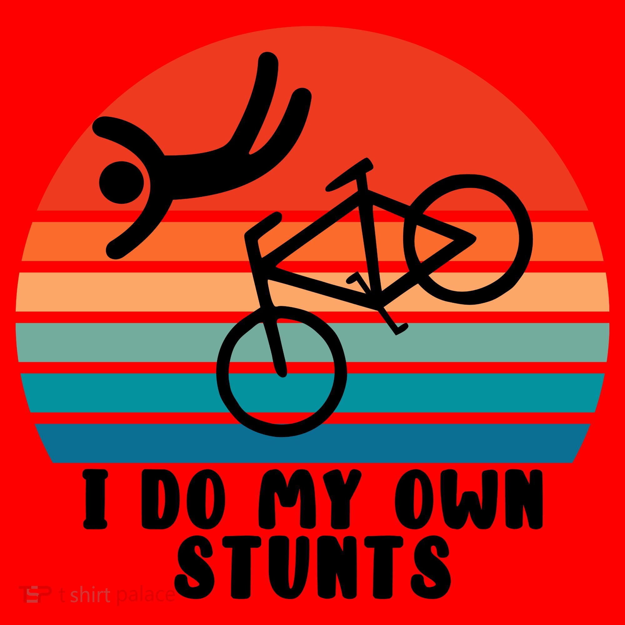 Funny Bike I Do My Own Stunts Cycling Santa Hat