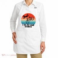 Funny Bike I Do My Own Stunts Cycling Apron thumb 2