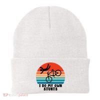 Funny Bike I Do My Own Stunts Cycling Beanie thumb 0