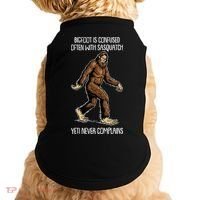 Funny Bigfoot Is Confused Often With Sasquatch Yeti Never Complains Doggie Tank thumb 0