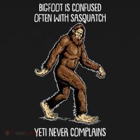 Funny Bigfoot Is Confused Often With Sasquatch Yeti Never Complains Visor thumb 3