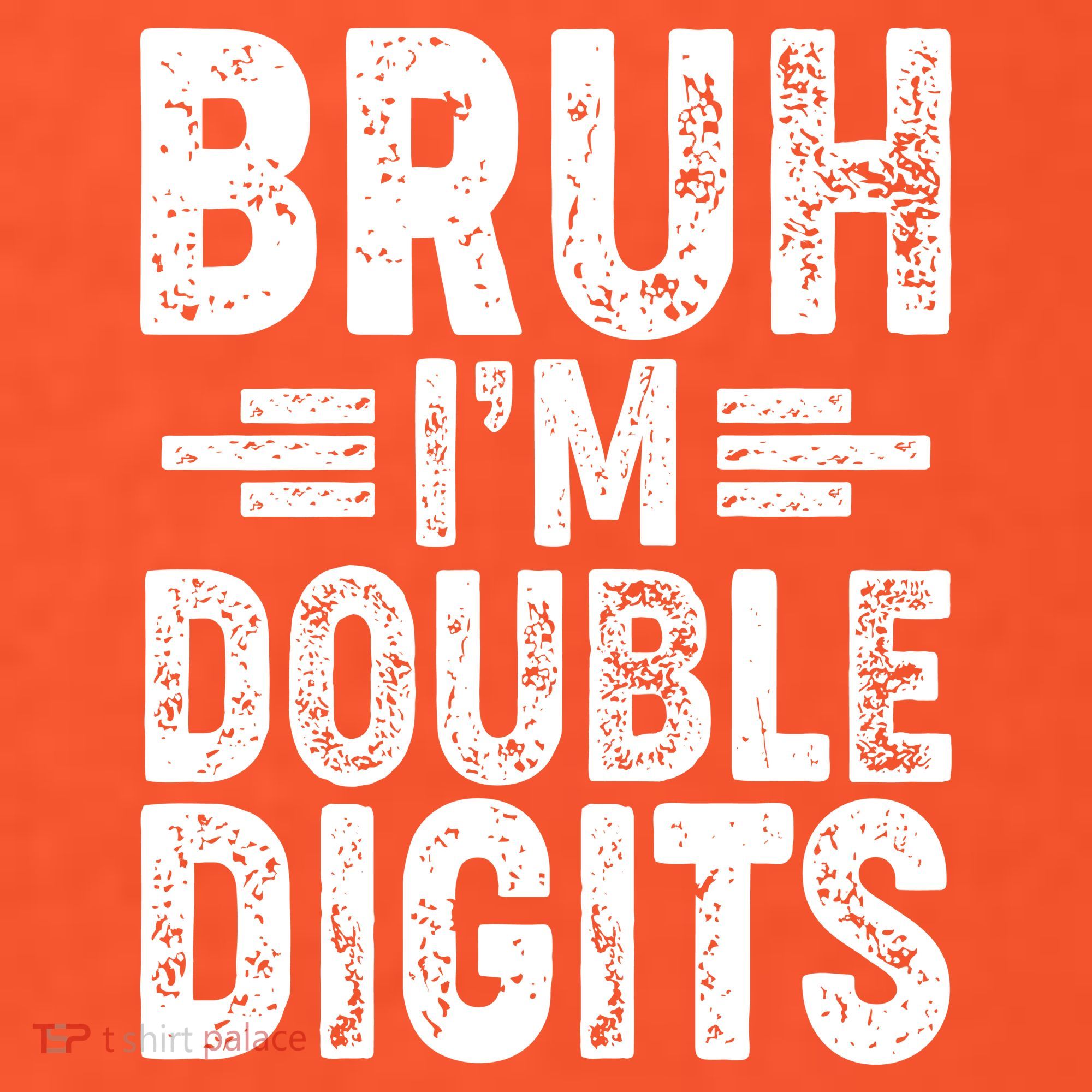 Funny Bruh Im Double Digits 10th Birthday Mousepad