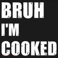 Funny Bruh I'm Cooked Meme Humor Bucket Hat thumb 4