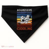 Funny Brazilian Jiu Jitsu Aggressive Cuddling BJJ USA-Made Doggie Bandana thumb 0