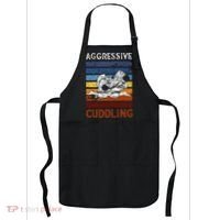 Funny Brazilian Jiu Jitsu Aggressive Cuddling BJJ Apron thumb 0