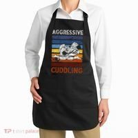 Funny Brazilian Jiu Jitsu Aggressive Cuddling BJJ Apron thumb 2