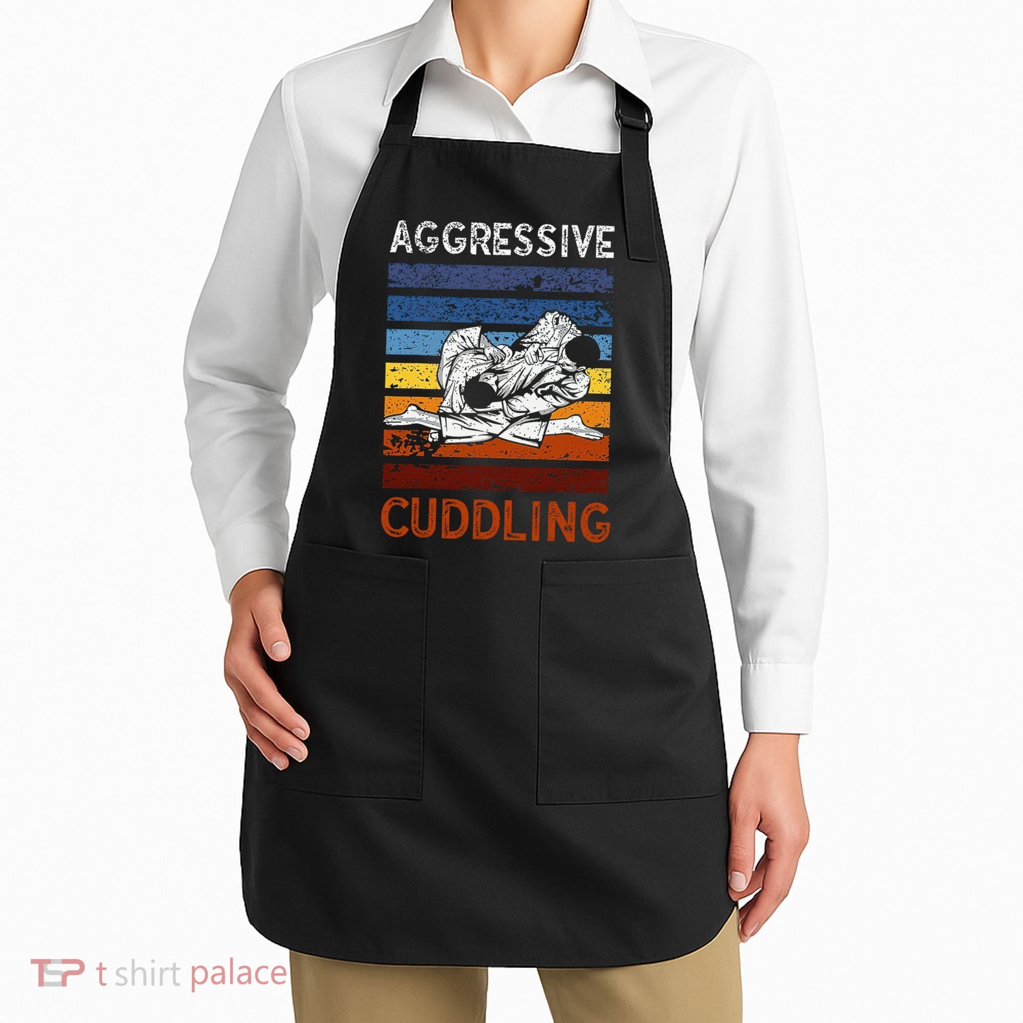 Funny Brazilian Jiu Jitsu Aggressive Cuddling BJJ Apron