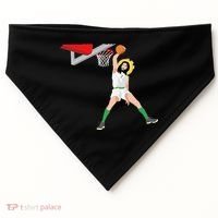 Funny Basketball Jesus Christian Humor Slam Dunk USA-Made Doggie Bandana thumb 0