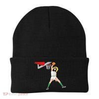 Funny Basketball Jesus Christian Humor Slam Dunk Beanie thumb 0