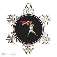 Funny Basketball Jesus Christian Humor Slam Dunk Ornament thumb 0