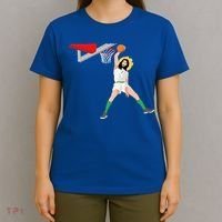 Funny Basketball Jesus Christian Humor Slam Dunk T-Shirt thumb 4