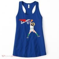 Funny Basketball Jesus Christian Humor Slam Dunk Women's Tank Top thumb 0