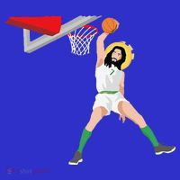 Funny Basketball Jesus Christian Humor Slam Dunk Visor thumb 3