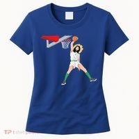 Funny Basketball Jesus Christian Humor Slam Dunk Women's T-Shirt thumb 0