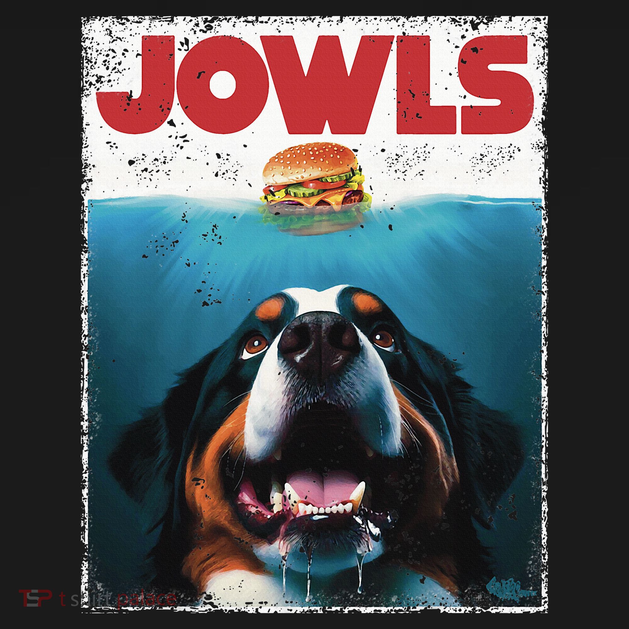 Funny Berner Jowls Burger Bernese Mountain Dog Mom Dog Dad Apron