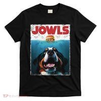 Funny Berner Jowls Burger Bernese Mountain Dog Mom Dog Dad T-Shirt thumb 0