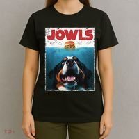 Funny Berner Jowls Burger Bernese Mountain Dog Mom Dog Dad T-Shirt thumb 4