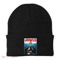 Funny Berner Jowls Burger Bernese Mountain Dog Mom Dog Dad Beanie thumb 0