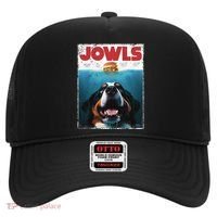 Funny Berner Jowls Burger Bernese Mountain Dog Mom Dog Dad Hat thumb 0