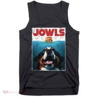 Funny Berner Jowls Burger Bernese Mountain Dog Mom Dog Dad Tank Top thumb 0