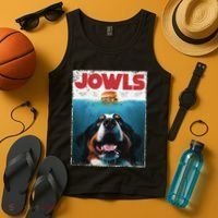 Funny Berner Jowls Burger Bernese Mountain Dog Mom Dog Dad Tank Top thumb 4